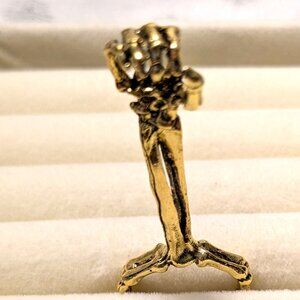 New!  Bony Hand Ring Smoke Holder  Size 5-6